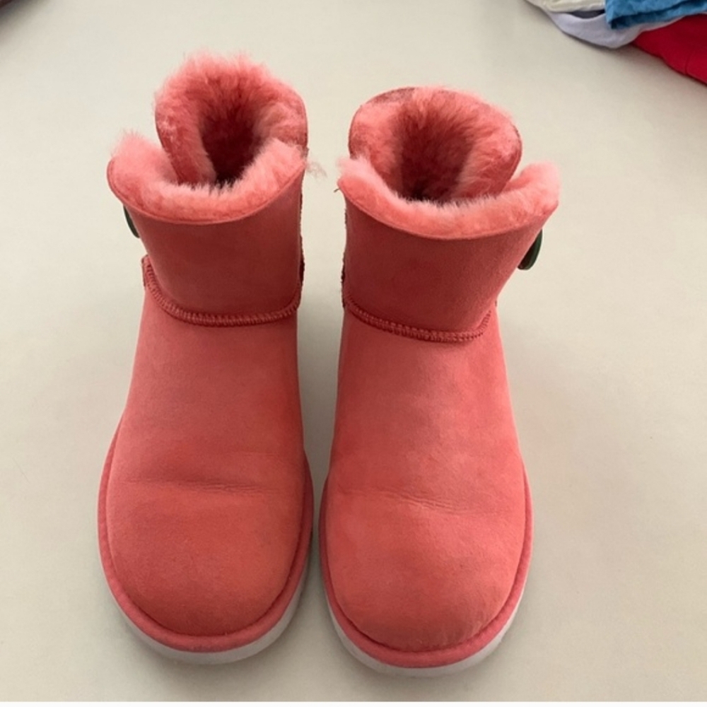 UGG Pinkb And Green Winter Boots